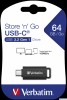 Pamięć Pendrive VERBATIM 64GB USB-C 3.2 GEN1 czarny 49458